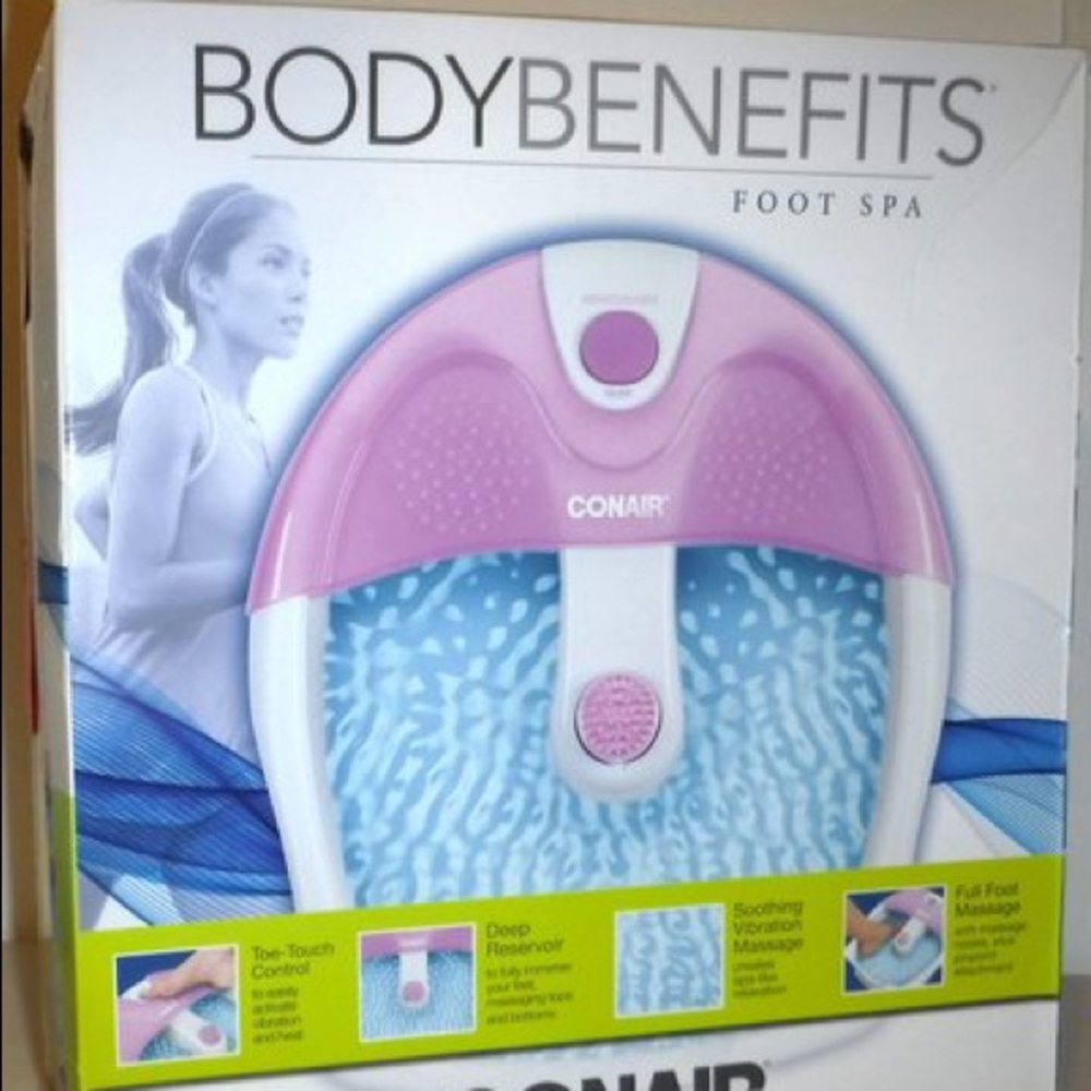 BODY BENEFITS CONAIR FOOT SPA MASSAGE